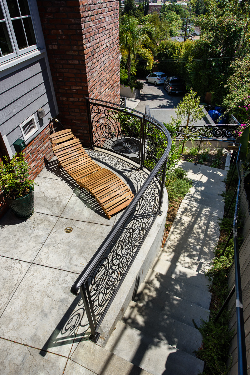  West patio looking towards Taft Avenue 